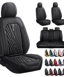 Fundas de Asiento para Automóvil de Cuero Nappa a Prueba de