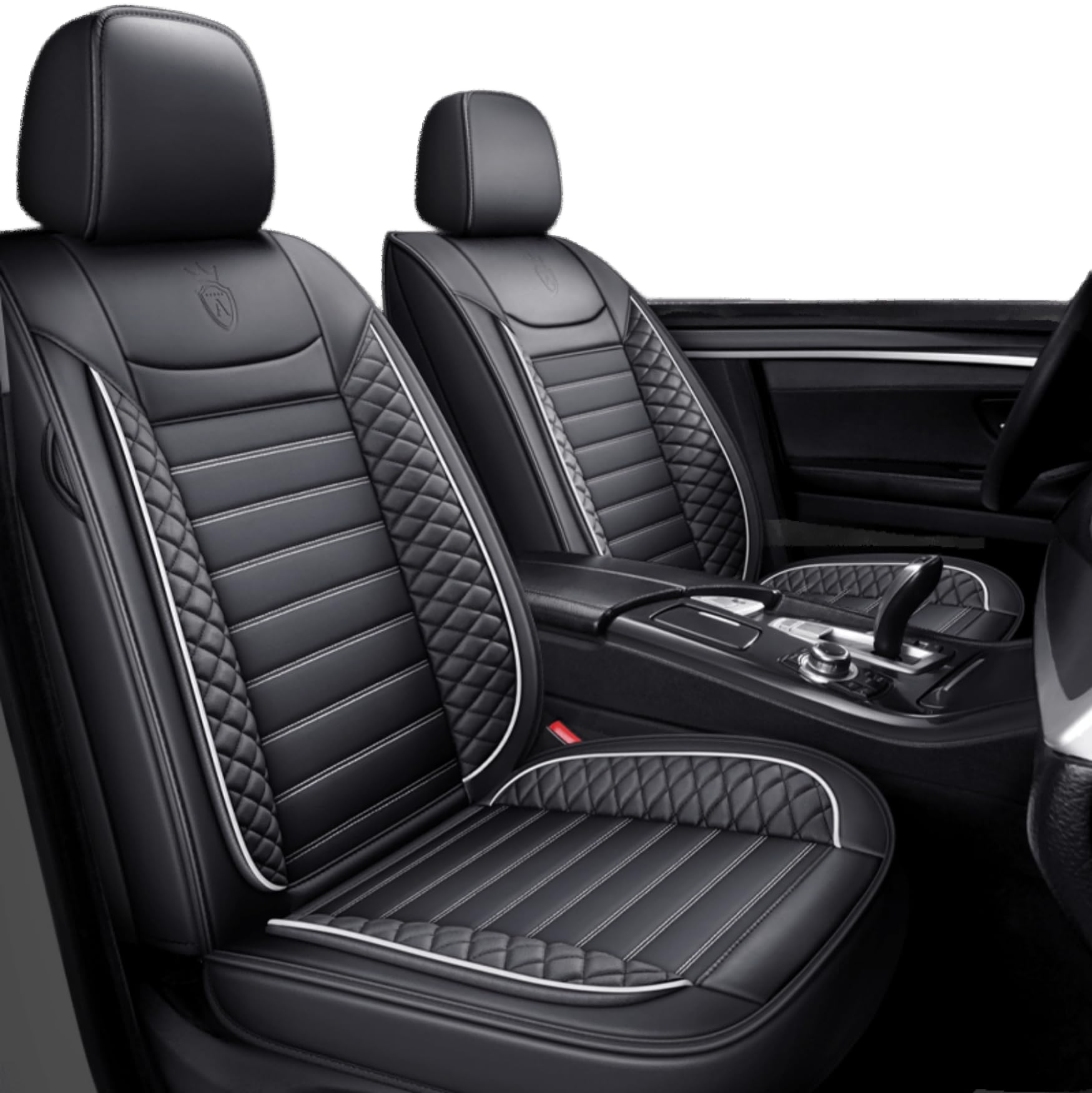 ANKIV Juego de Fundas de Asiento para Automóvil de Cuero