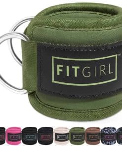FITGIRL - Tobillera (Par) para Máquinas de -Verde Oliva - Pa