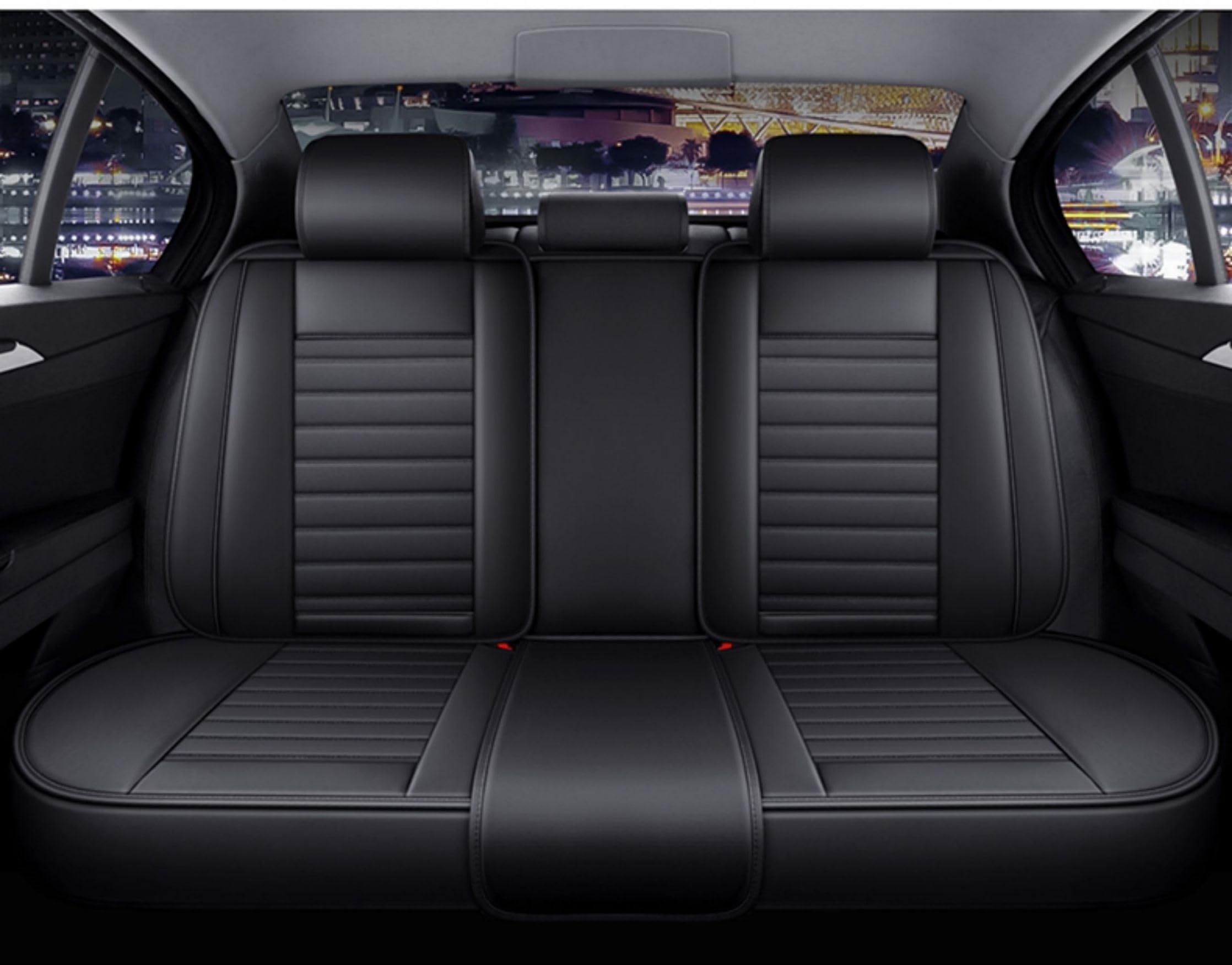 ANKIV Fundas para Asientos de Coche Universales de Cuero - Imagen 4