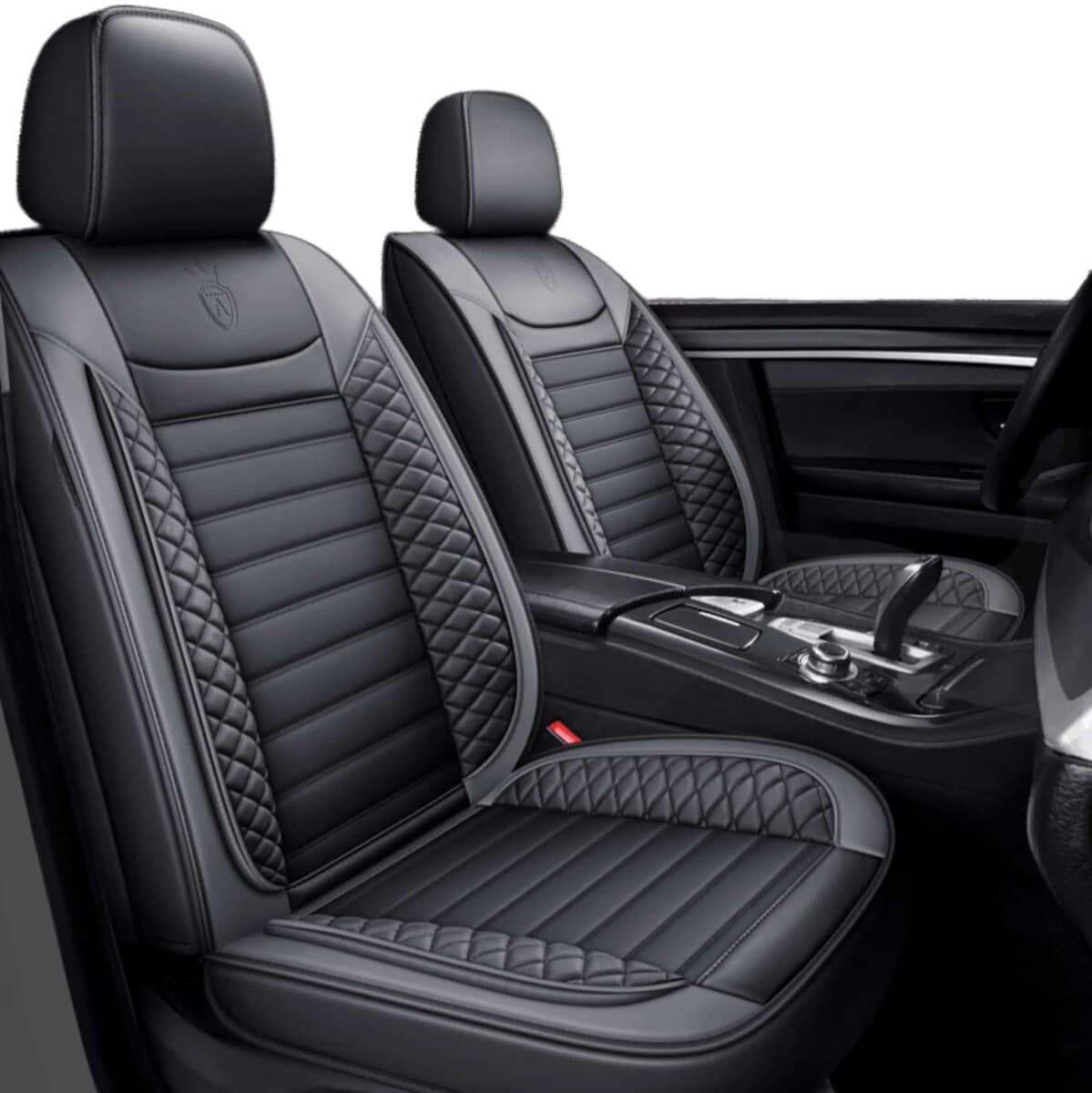 ANKIV Fundas para Asientos de Coche Universales de Cuero