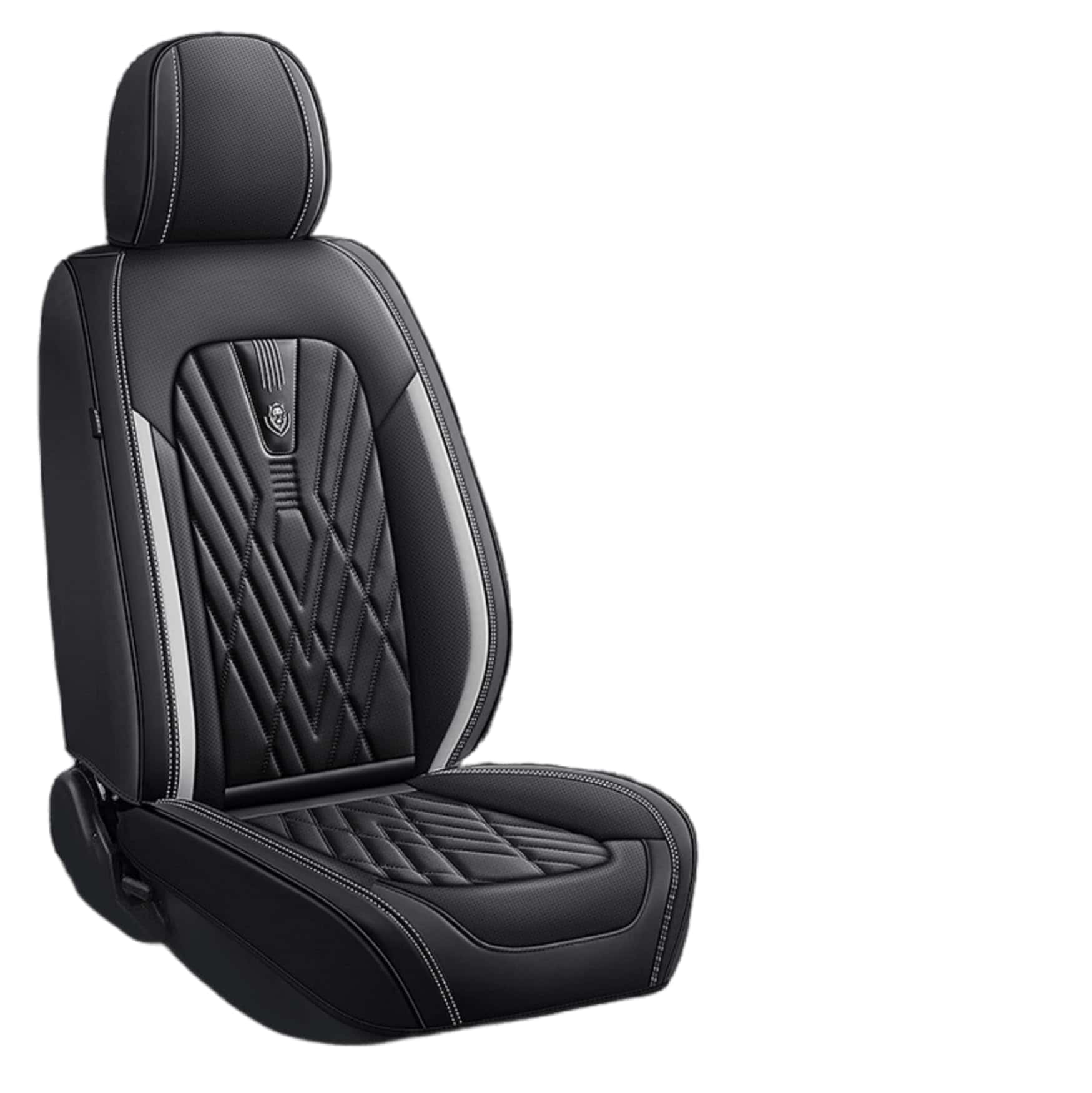 Fundas de asiento para automóvil de cuero Nappa impermeable - Imagen 5