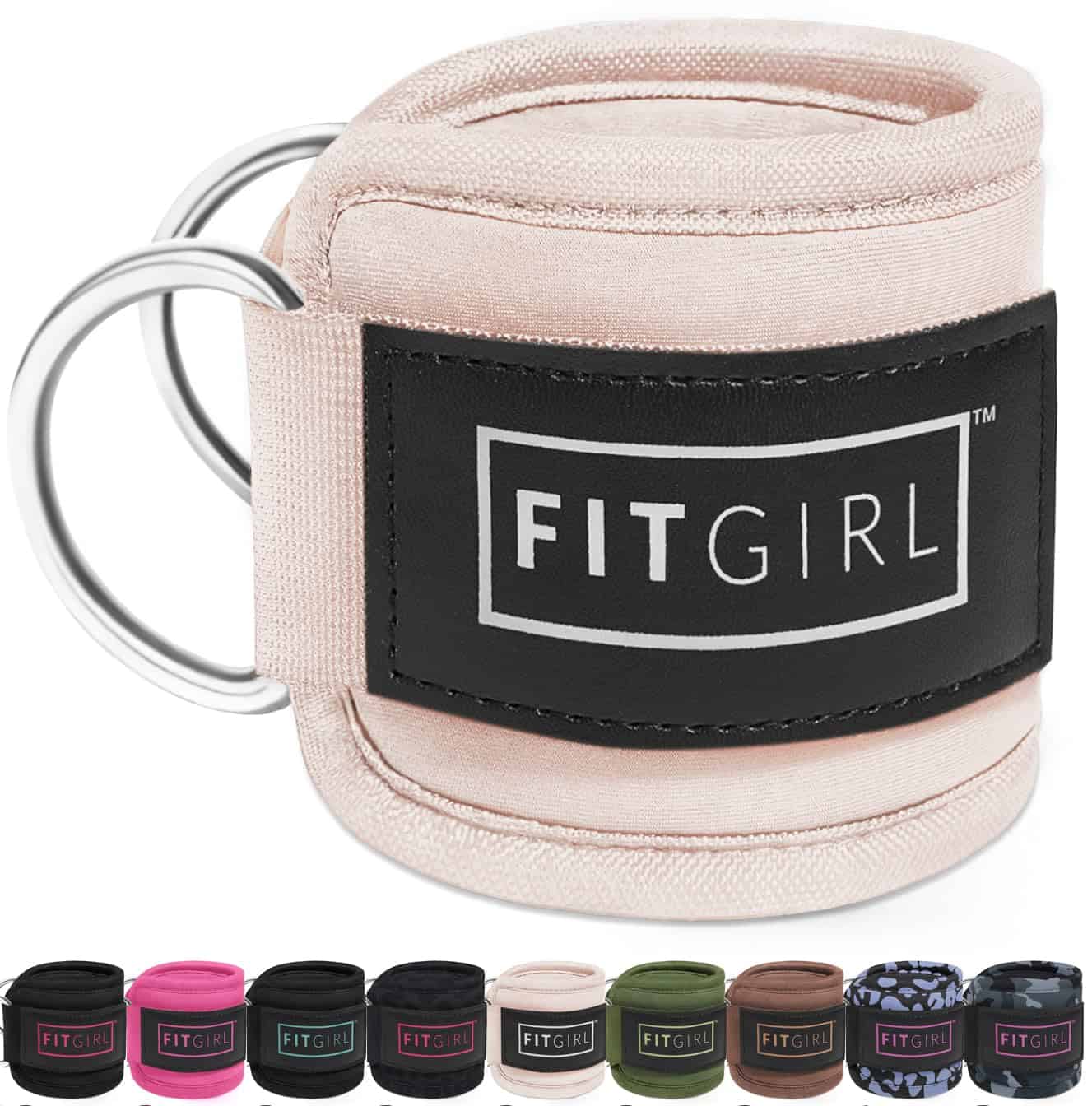 FITGIRL - Tobillera (Par) para Máquinas de -Beige