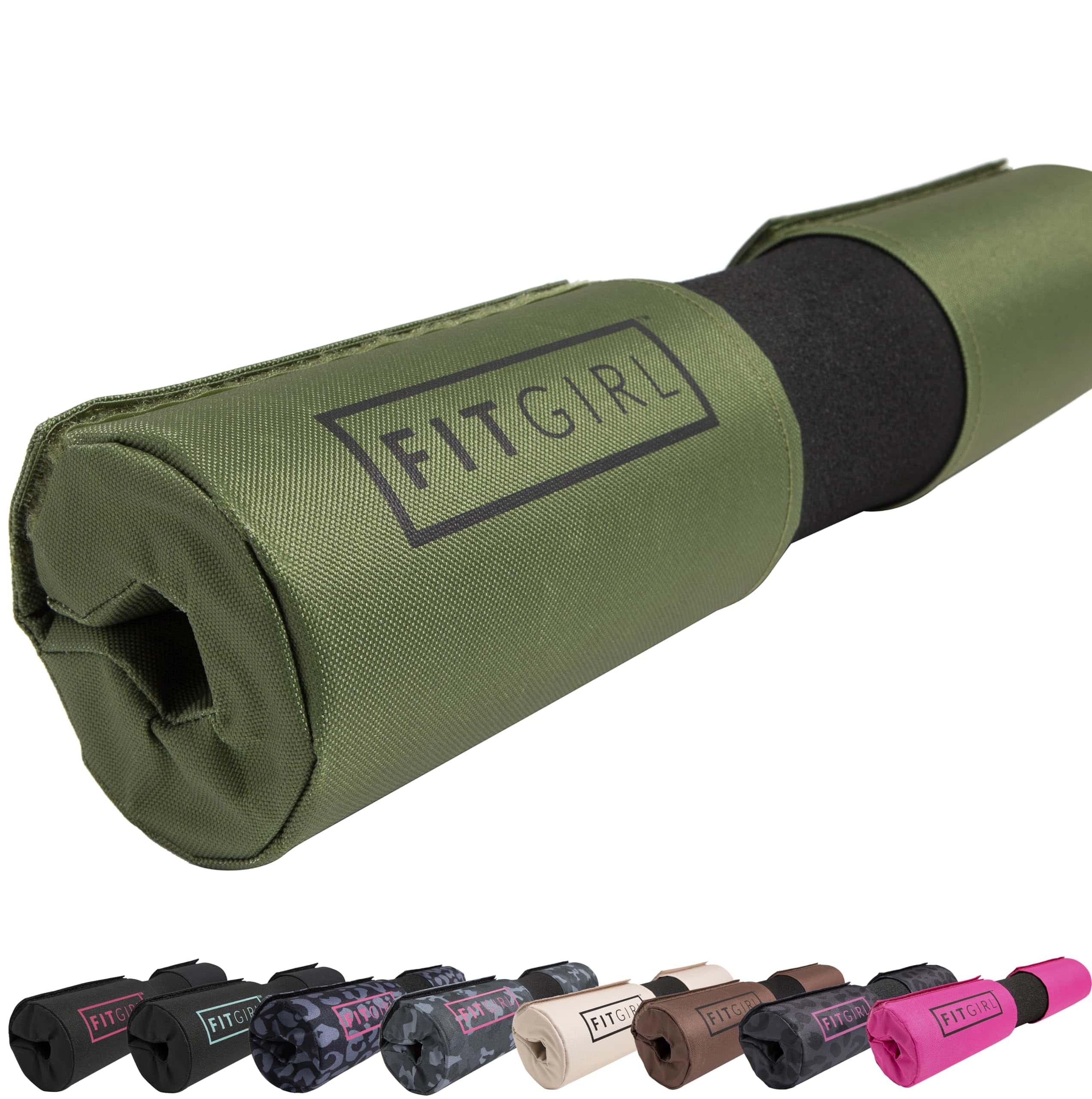 FITGIRL - Almohadilla para Sentadillas y -Verde Oliva