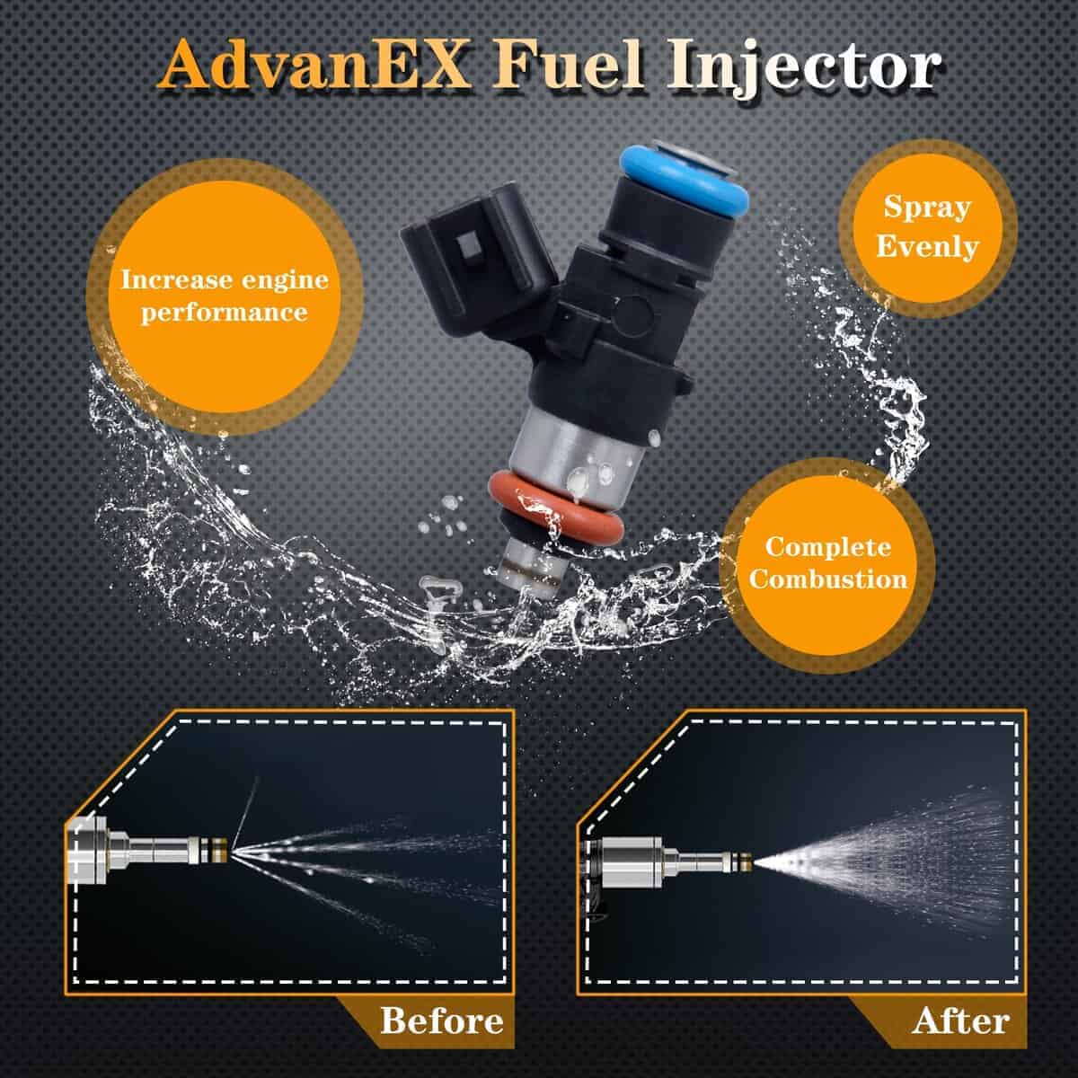 Inyector de Combustible AdvanEX 4 Orificios -ego de 6) - Imagen 5