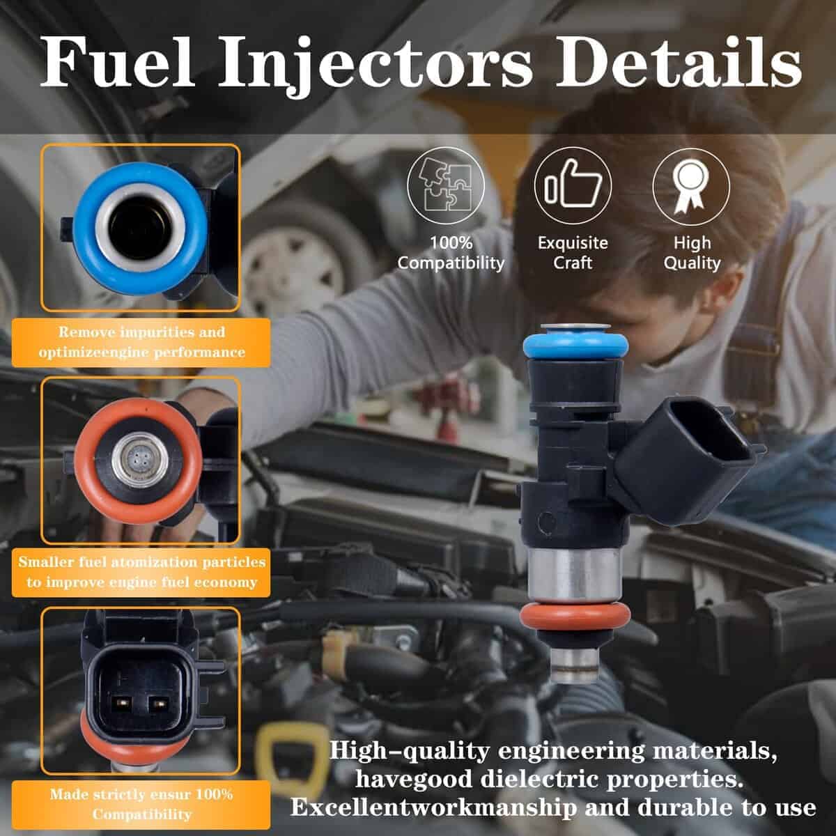 Inyector de Combustible AdvanEX 4 Orificios -ego de 6) - Imagen 3