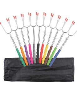 AIYEGO Marshmallow Roasting Sticks 12 Pack, Barbecue Forks