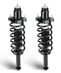 Amortiguador trasero con conjunto de resortes de bobina de