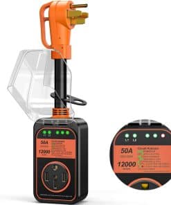 Protector de sobretensión para RV de 50 amperios -Naranja