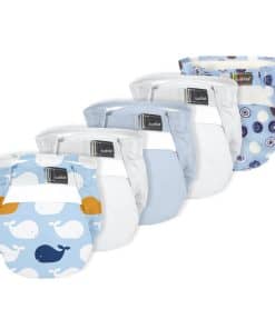 Pañales de tela lavables todo en uno ajustables Kushies