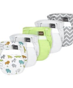 Pañales de tela lavables multiusos form-fitted de Kushies