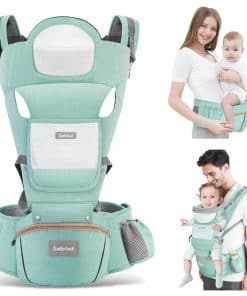 Portabebés Safotad con Asiento de -Verde