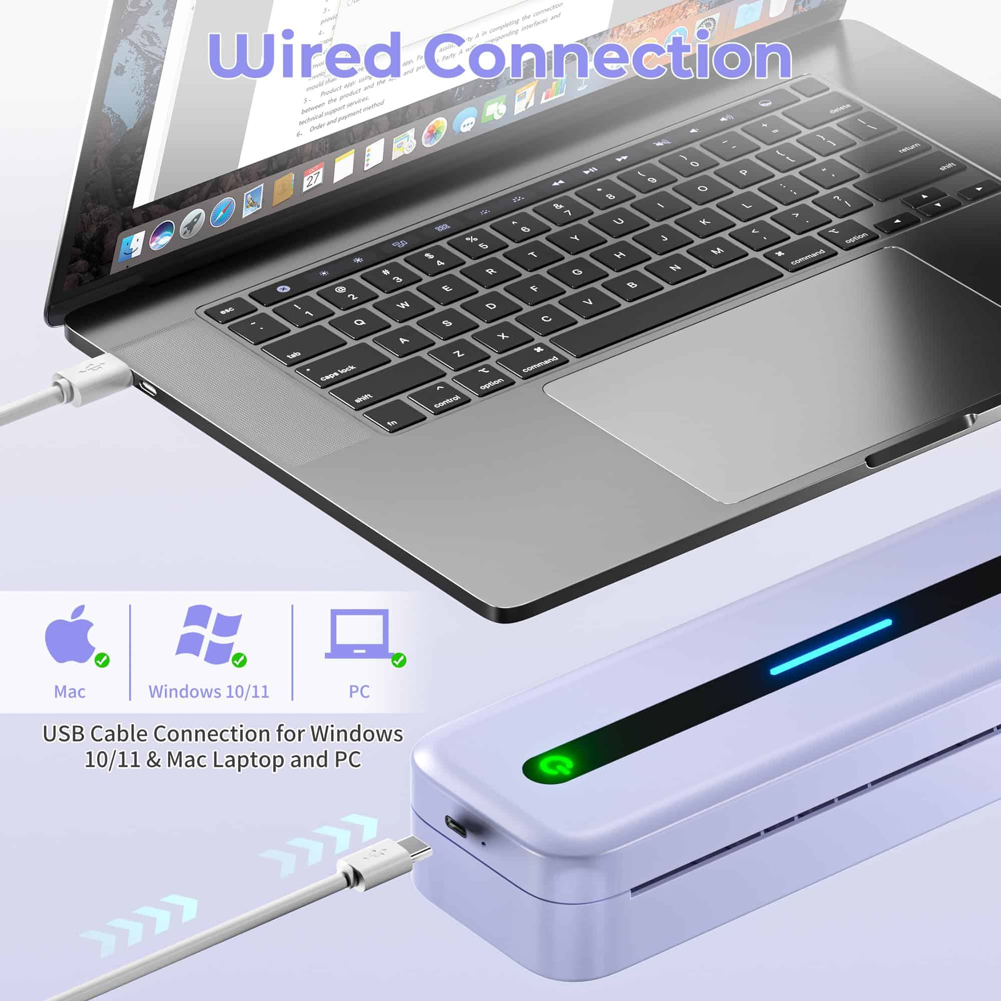 Impresoras portátiles Phomemo M832 inalámbricas para - Imagen 7