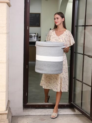 Canasta de Almacenamiento Extra Grande con Tapa de 16" x - Imagen 5