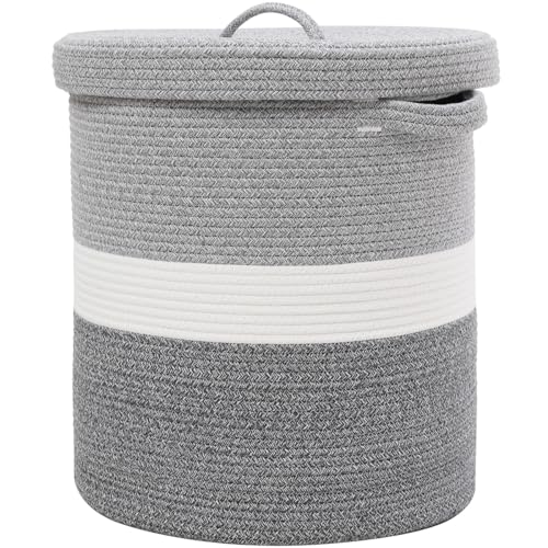 Canasta de Almacenamiento Extra Grande con Tapa de 16" x