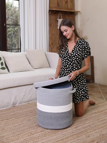 Canasta de Almacenamiento Extra Grande con Tapa de 16" x - Imagen 7