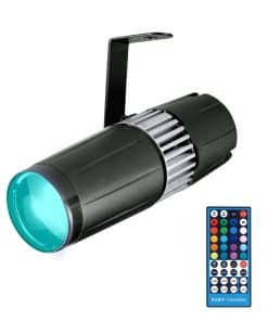Foco LED Pinspot SENLAN de 15W RGBW 4 en 1 con Control