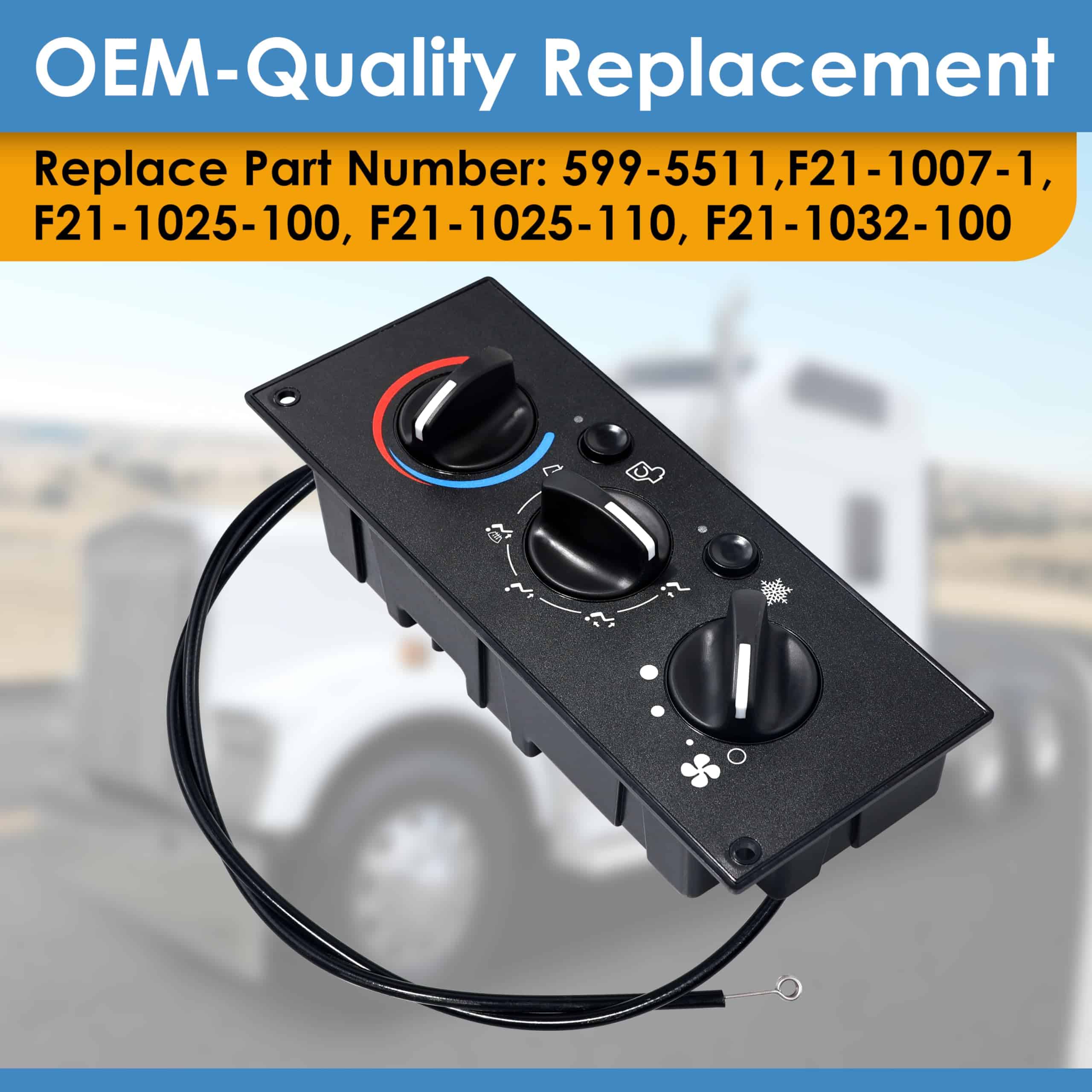 Módulo de Control de Clima Kenworth - 599-5511 Panel de - Imagen 4