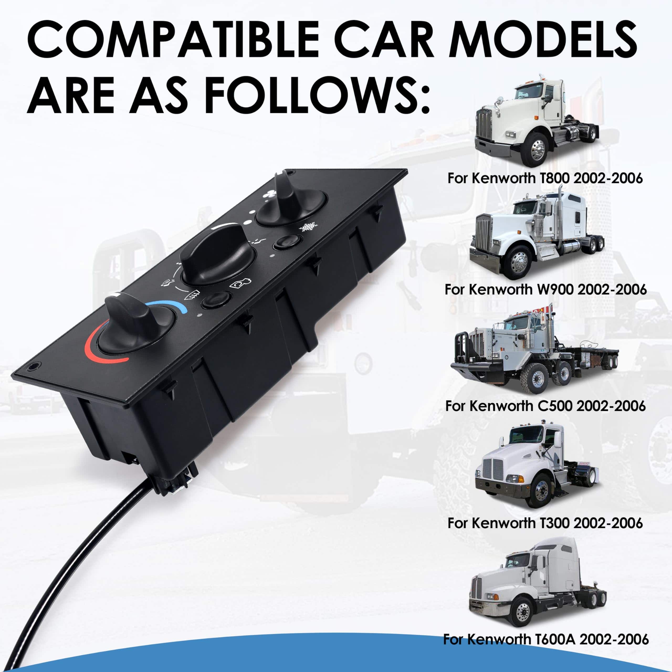 Módulo de Control de Clima Kenworth - 599-5511 Panel de - Imagen 3