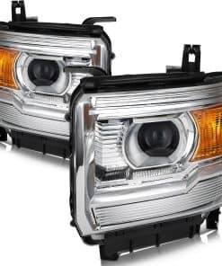 Conjunto de faros ECCPP para GMC Sierra 1500 2014-2018,