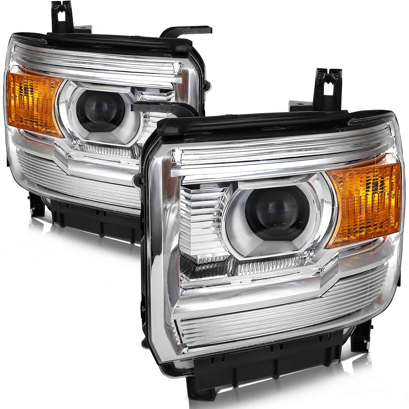 Conjunto de faros ECCPP para GMC Sierra 1500 2014-2018,