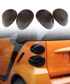 Kit de Lente de Luz Trasera ABS Negro JONKOKO para Mercedes