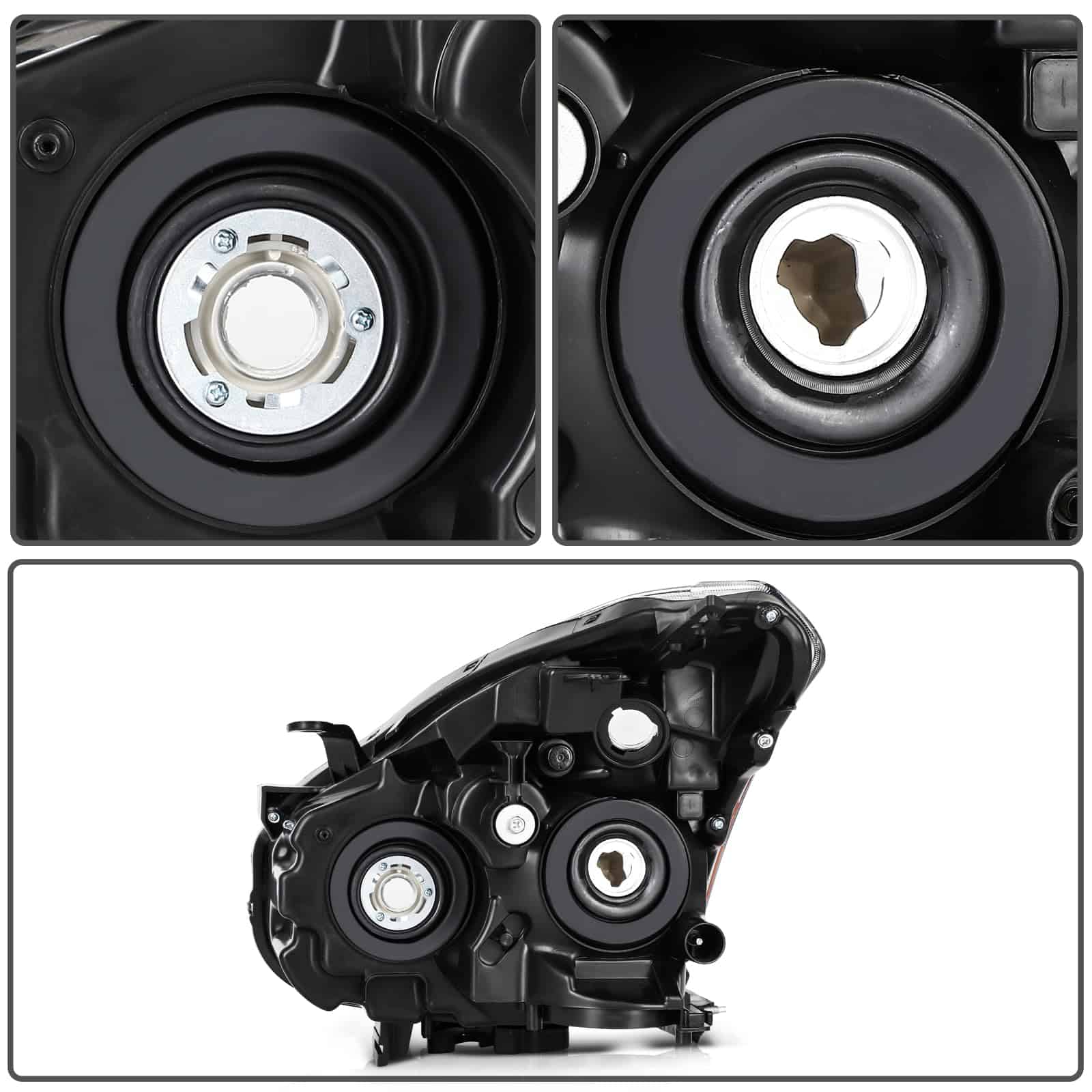 Conjunto de Faros ECCPP para Nissan Rogue 2008-2013, Para - Imagen 7