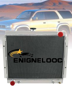 Radiador de aluminio de 3 filas Enignelooc para Toyota