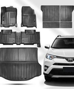 Conjunto completo de tapetes para piso y protector de