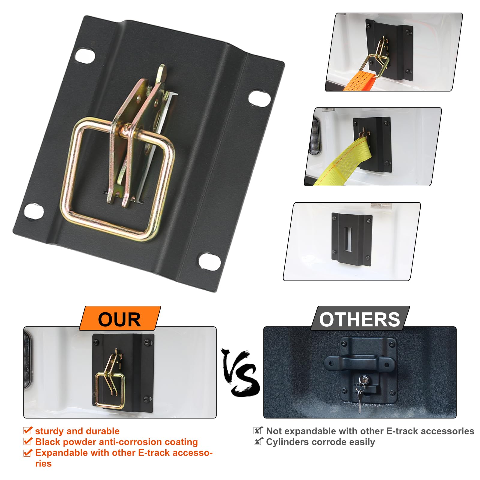 Anclaje de Amarre para Cama de Camión para Ford F150, F250, - Imagen 6