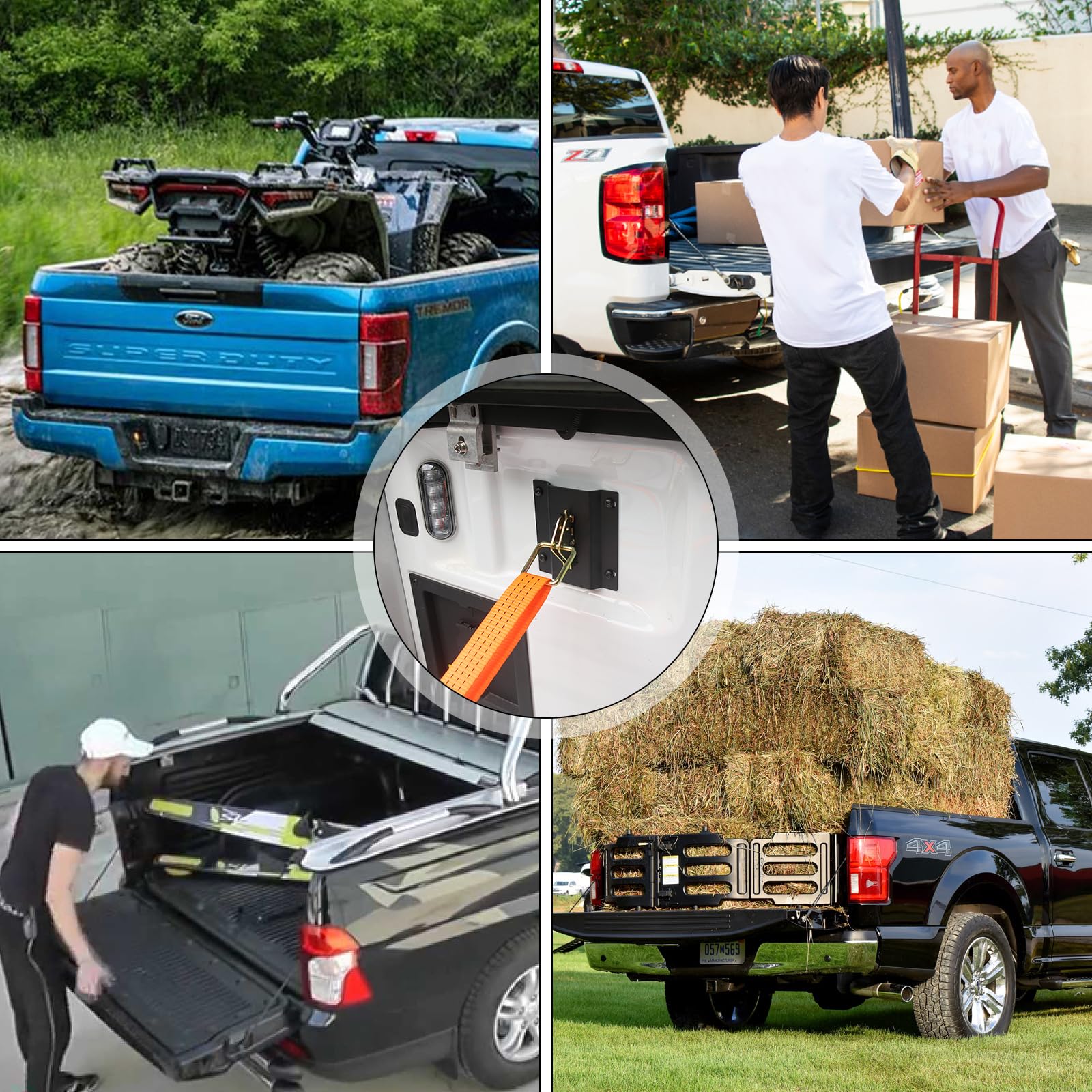 Anclaje de Amarre para Cama de Camión para Ford F150, F250, - Imagen 7