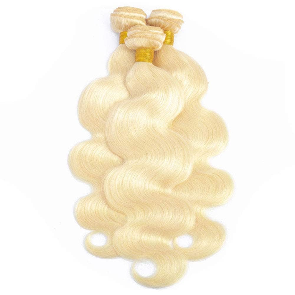 GYAJEP 613 Mechones de Cabello Humano Onda del Cuerpo Rubia - Imagen 6