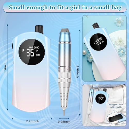 Kit de Taladro de Uñas euuxy New 2024 - Máquina Profesional - Imagen 3