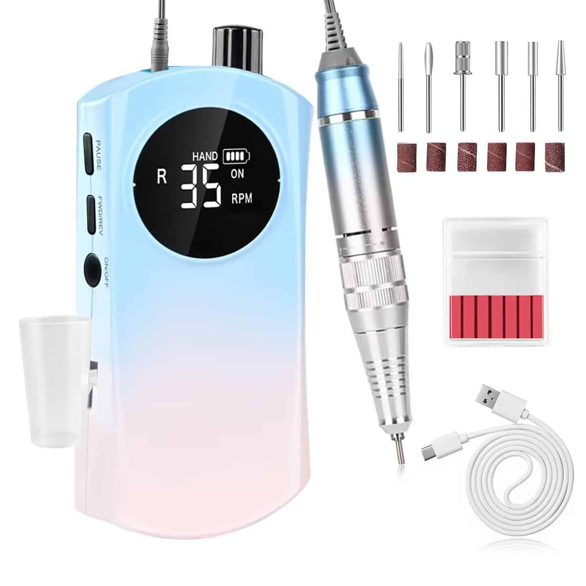 Kit de Taladro de Uñas euuxy New 2024 - Máquina Profesional