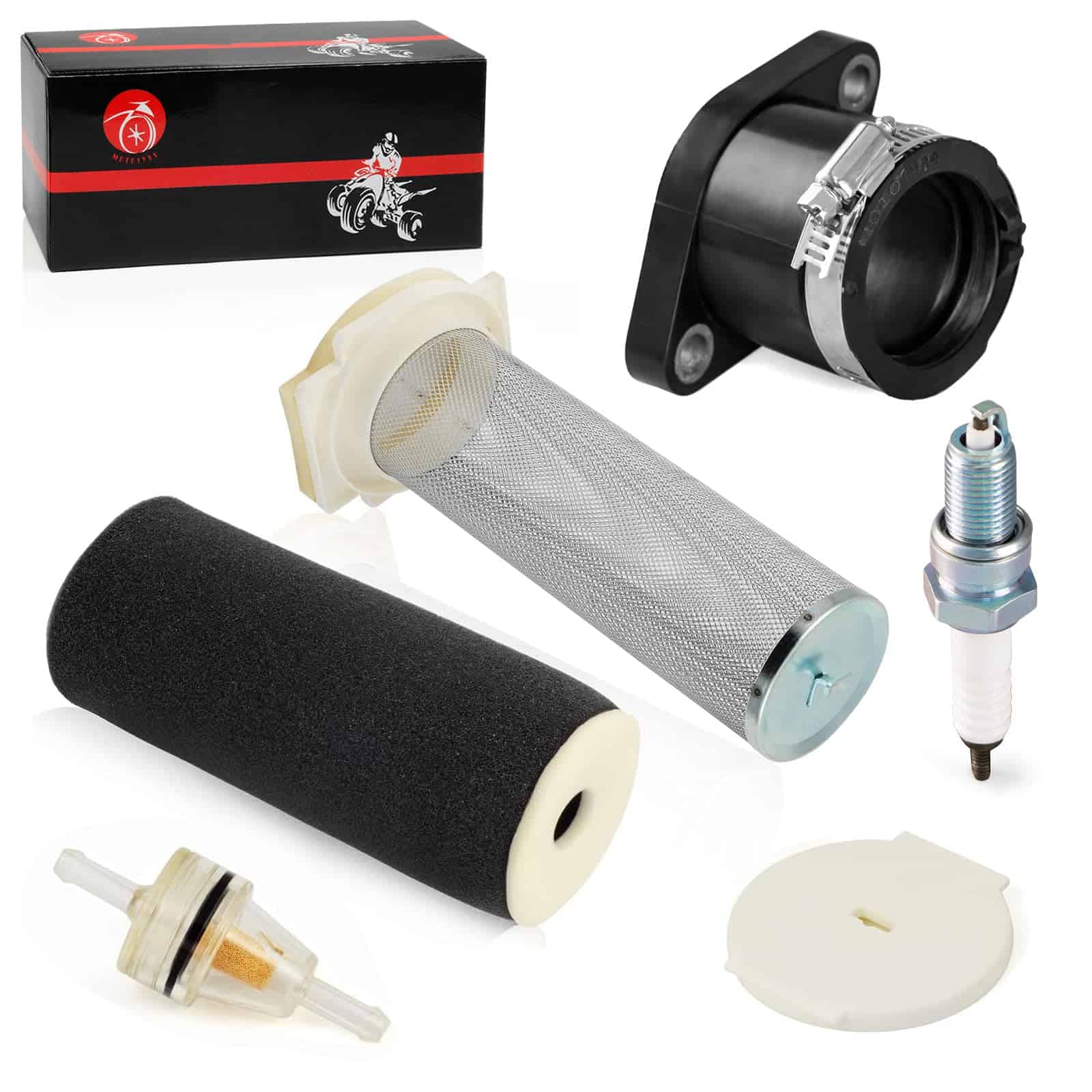 Kit de Tapa de Extremo de Guía de Filtro de Aire Bujía