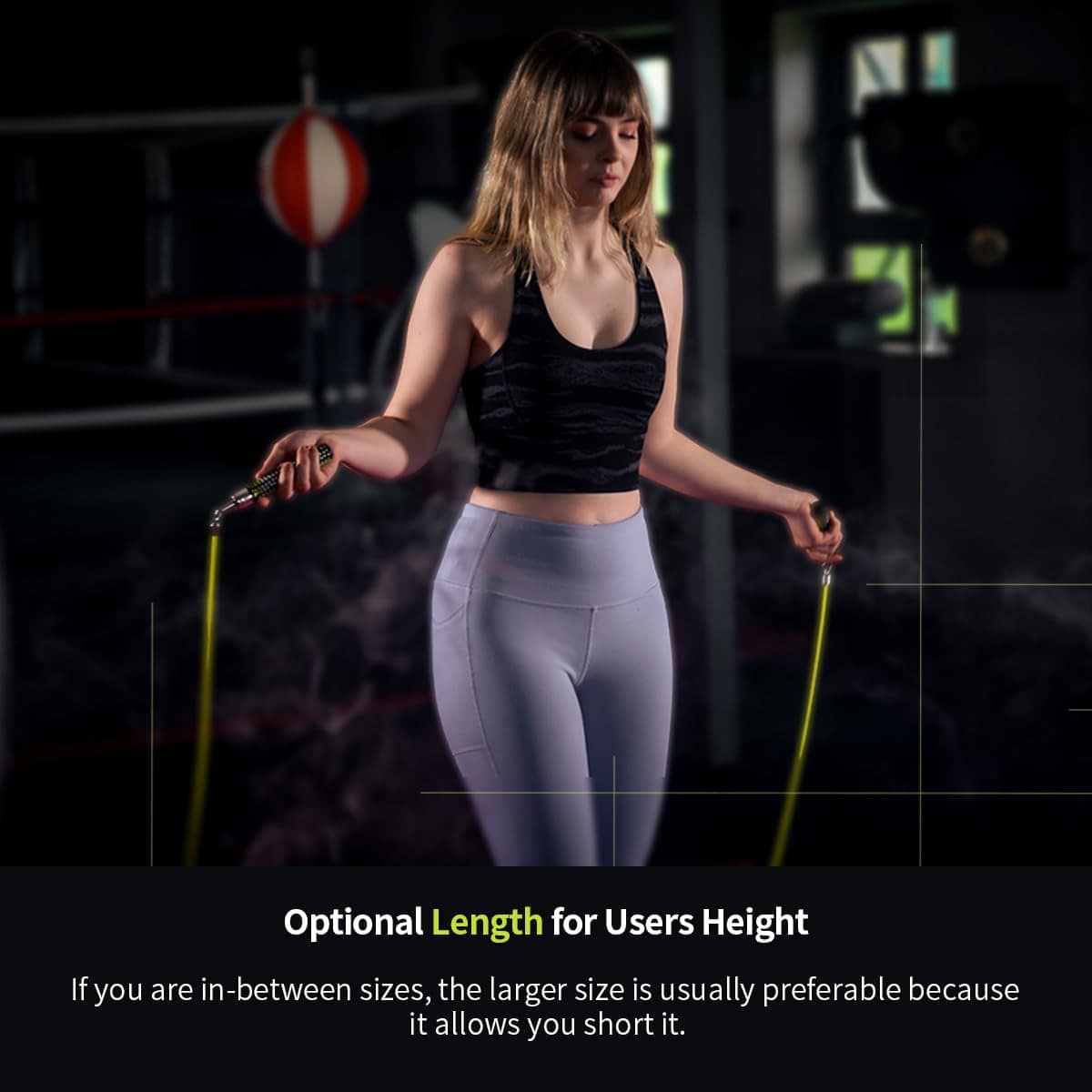 HEREROPE 1/4LB Cuerda para Saltar Ponderada para Velocidad, - Imagen 4