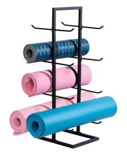 MyGift Soporte de metal negro mate de 4 niveles para