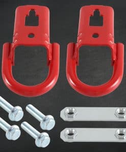 HIMARKLIF 2PCS Ganchos de Remolque Rojos Compatible con