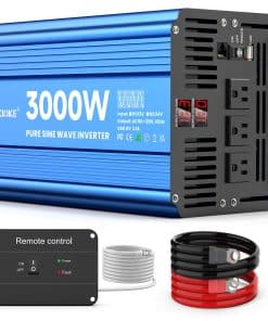 Inversor de Corriente Onda Senoidal Pura de 3000W 12V DC a