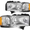 Conjunto de Faros Delanteros para Dodge Ram 1500 1994-2001