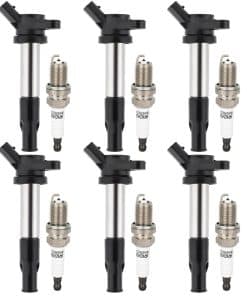 Conjunto de 6 bobinas de encendido ECCPP con 6 bujías de