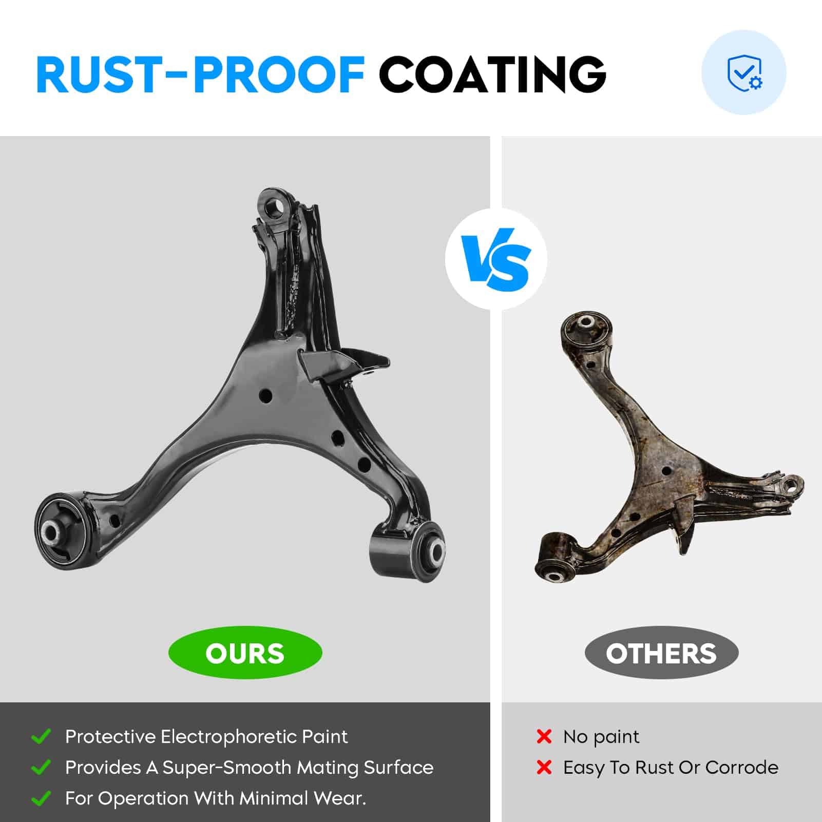 Brazo de control inferior delantero para Acura EL y Honda - Imagen 5
