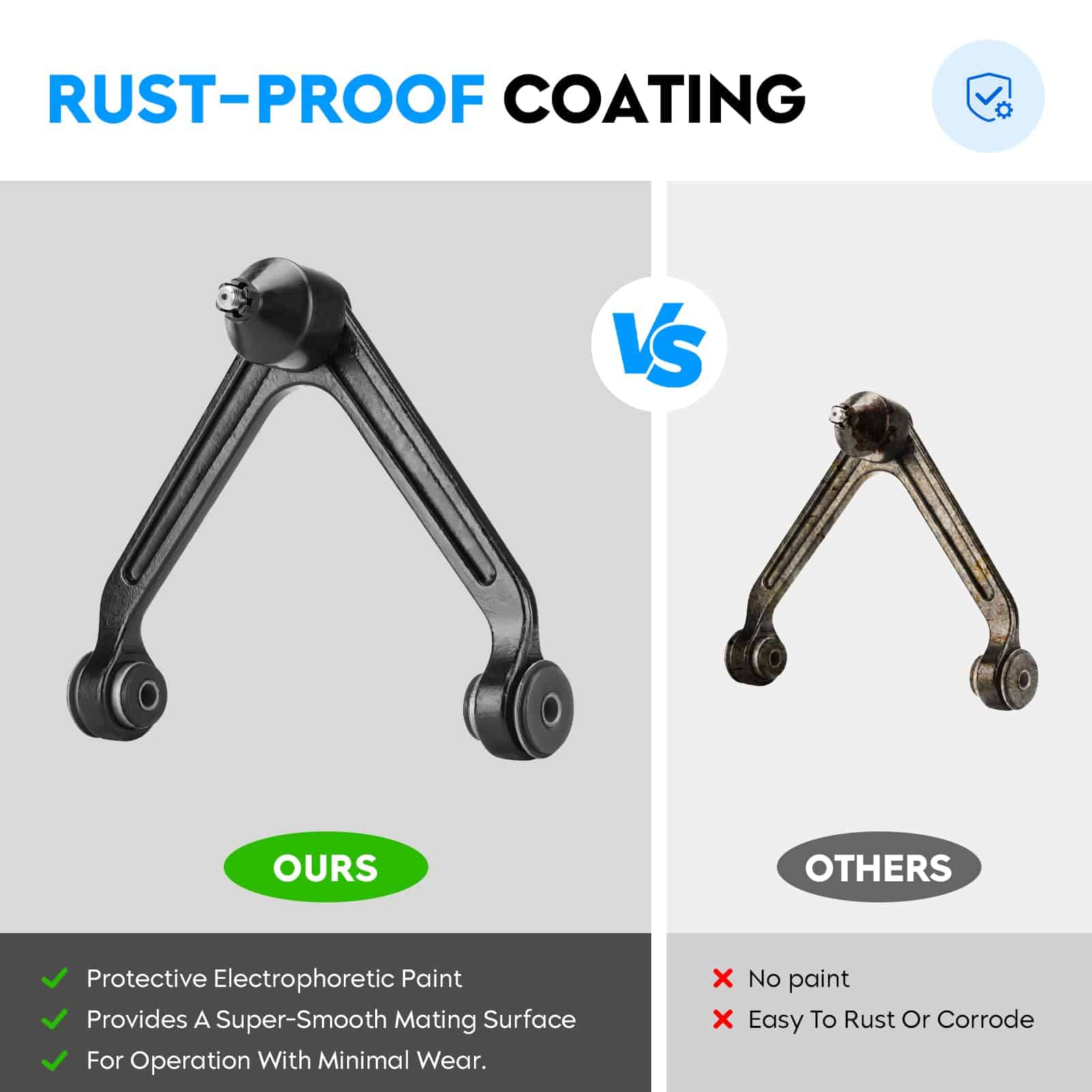 Brazo de control superior delantero con - 8 piezas - Imagen 5