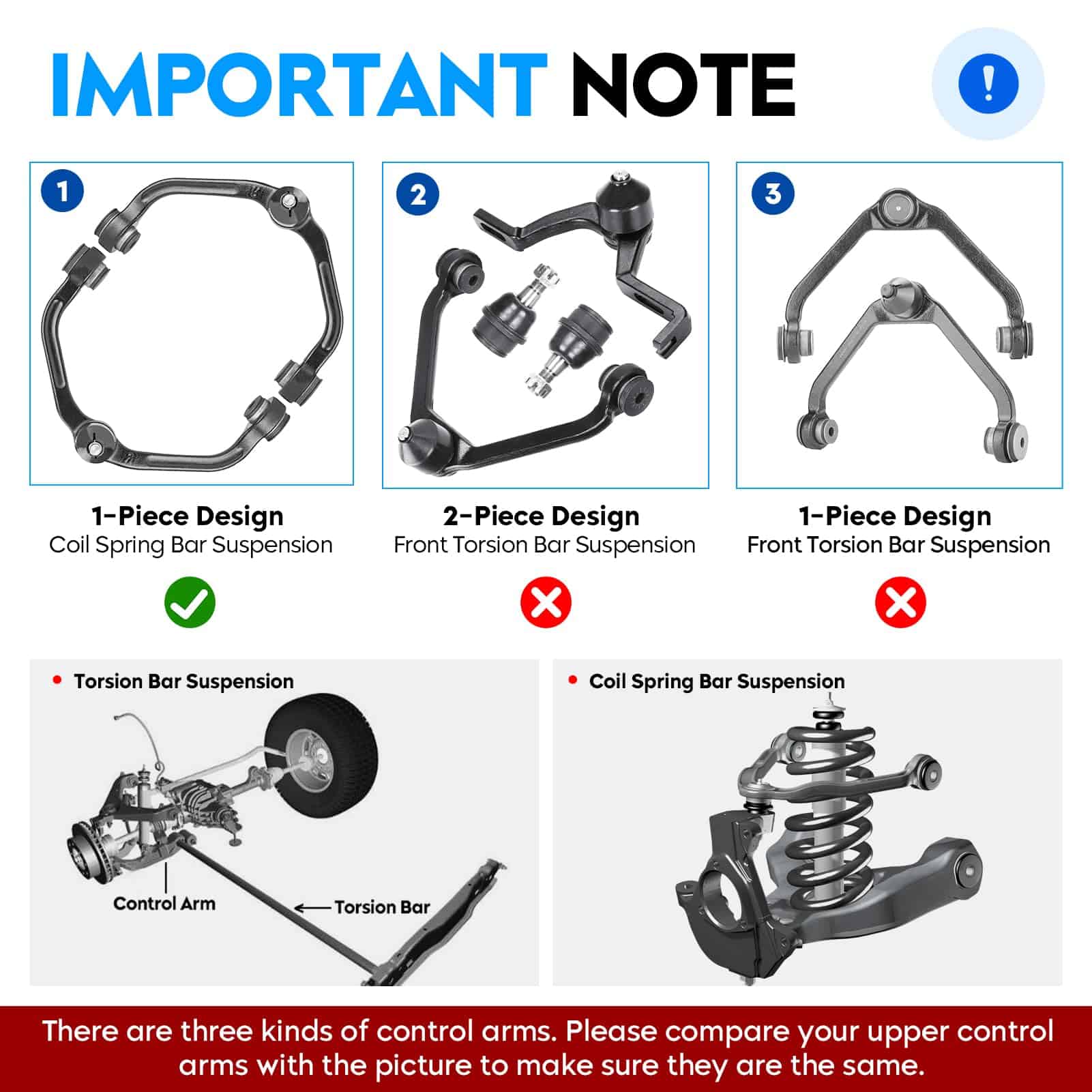Brazo de control superior delantero con junta de rótula - Imagen 3