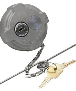 Tapa de combustible con cerradura de 2 1/4" con anillo de