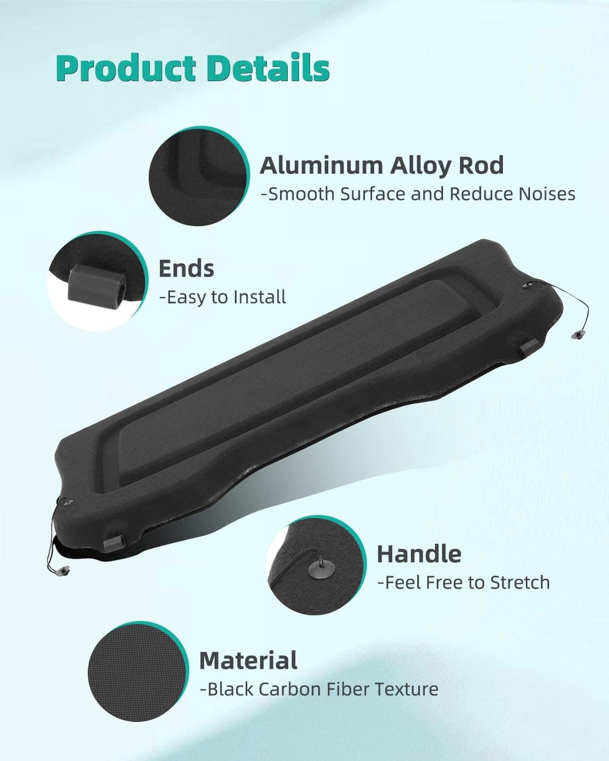 Cubierta de carga SCITOO para Ford Focus 2012-2018 Escudo - Imagen 5