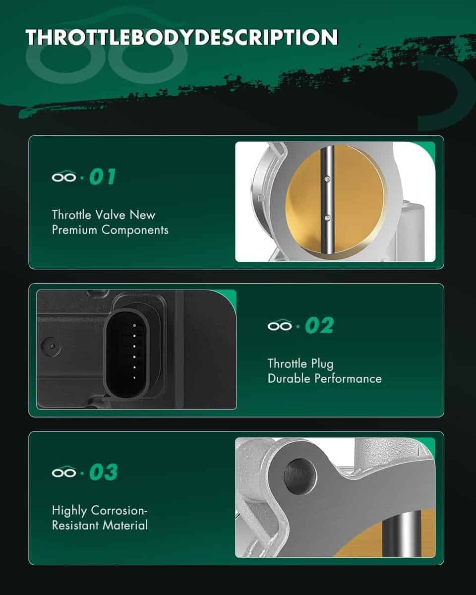 Cuerpo del Acelerador SCITOO 12617792 S20223 para - Imagen 6