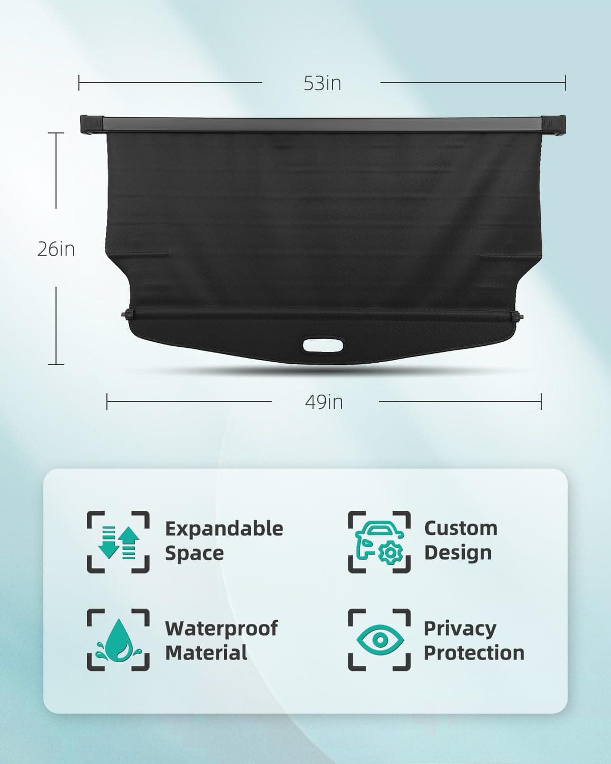 Cubierta de carga SCITOO 2018-2024 Apta para Chevrolet - Imagen 9