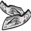 Par de Faros Delanteros para Ford Mustang 1999-2004 Carcasa
