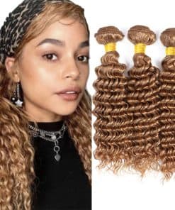 Bundles de Ondas Profundas Rubias Miel #27 Cabello Humano